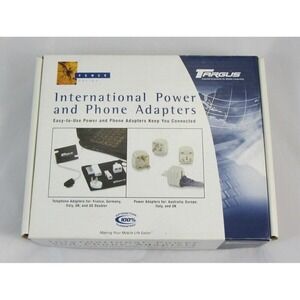 TARGUS International Travel Power And Phone Adapters PA025U Open Box